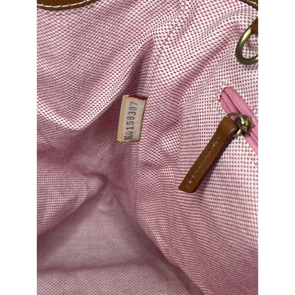 Dooney & Bourke Giaraff Animal Print Canvas Tag Tote Shoulder Bag Purse - Picture 15 of 16